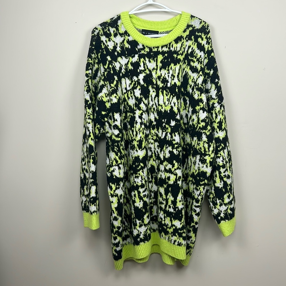 BP X wildfang neon soft sweater tunic 2X